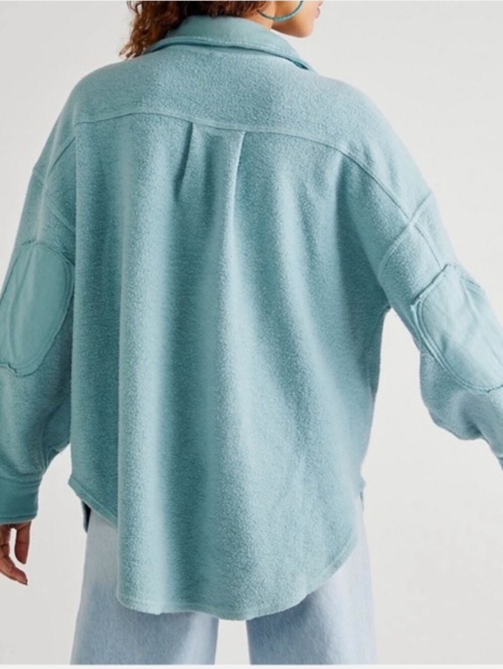 Free People Ruby Jacket Aqua Size XS - Picture 3 of 7